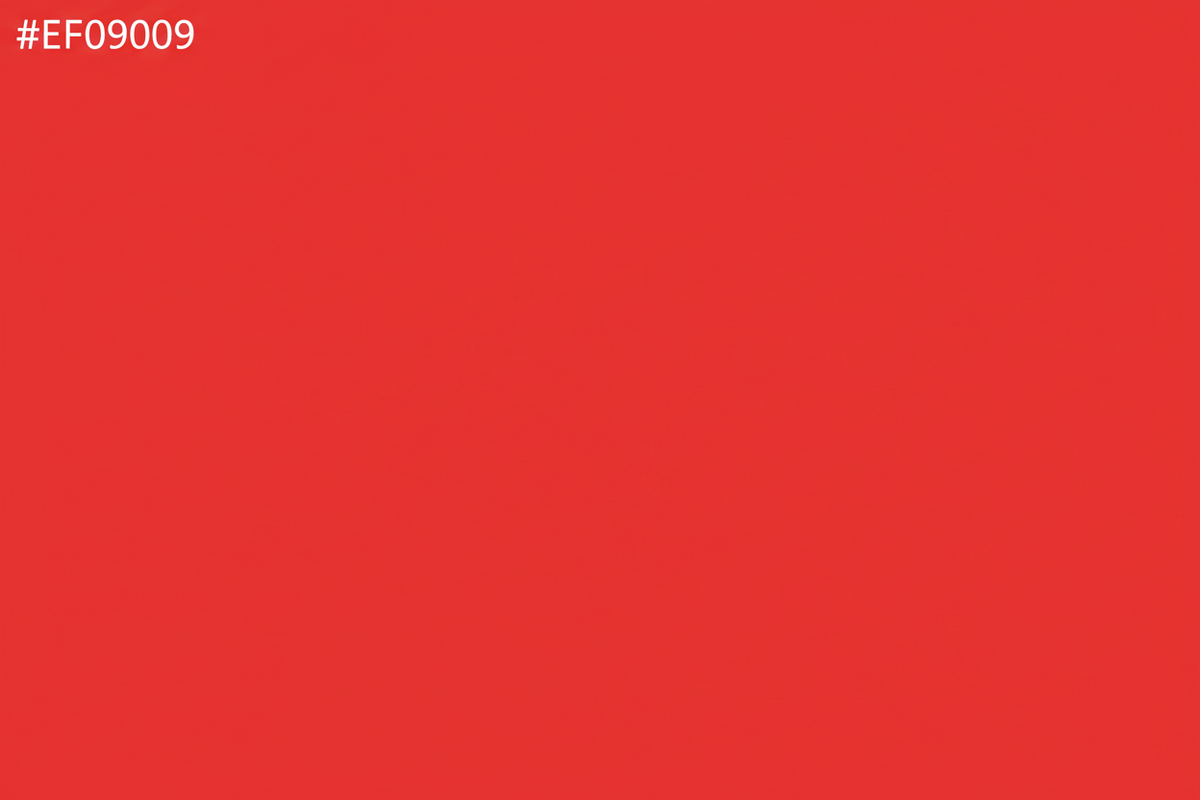 Announcement Bar Red #EF0909